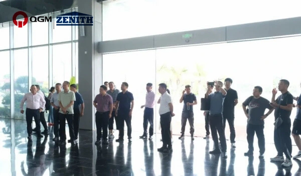 คณะผู้แทนเครือข่ายกากอุตสาหกรรมเยี่ยมชม Quangong Co., Ltd. เพื่อตรวจสอบและแลกเปลี่ยน