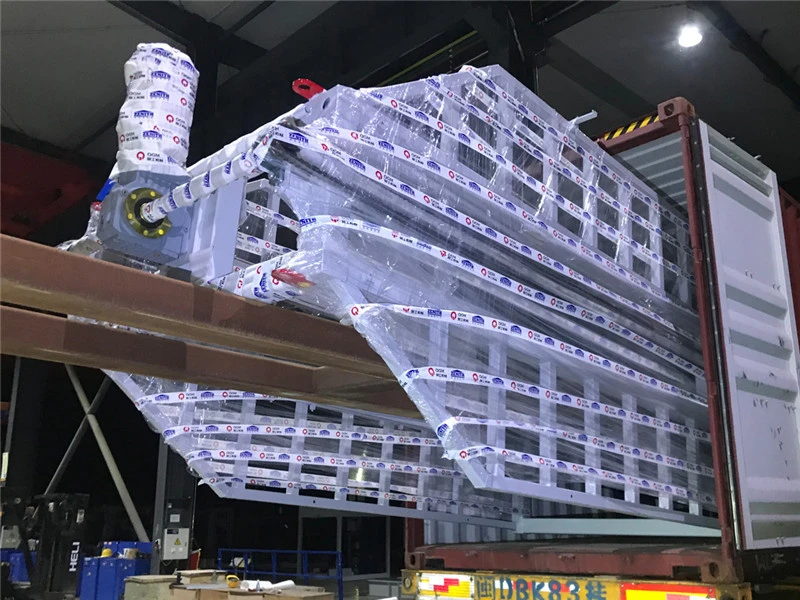 เครื่องบล็อกอัตโนมัติ ZN900CG ของ QGM พร้อมระบบชั้นวางบ่มถูกส่งไปยังเอลซัลวาดอร์