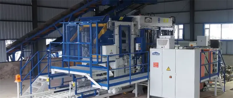 โครงการผลิตอิฐประสานคอนกรีตหลายชั้นแบบอัตโนมัติเต็มรูปแบบได้เปิดตัวในแอฟริกา